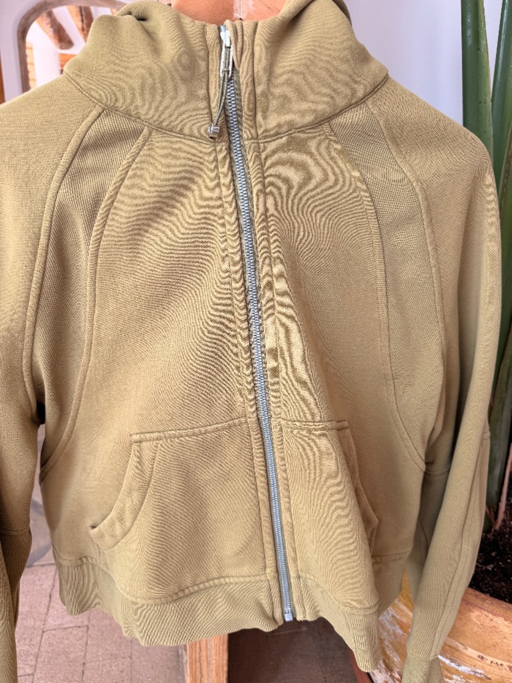 Lululemon, oversized full zip Scuba hoodie, M, Green